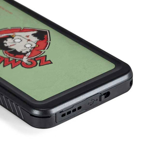 Betty Boop Zombie Love Galaxy S24 Plus Waterproof Case